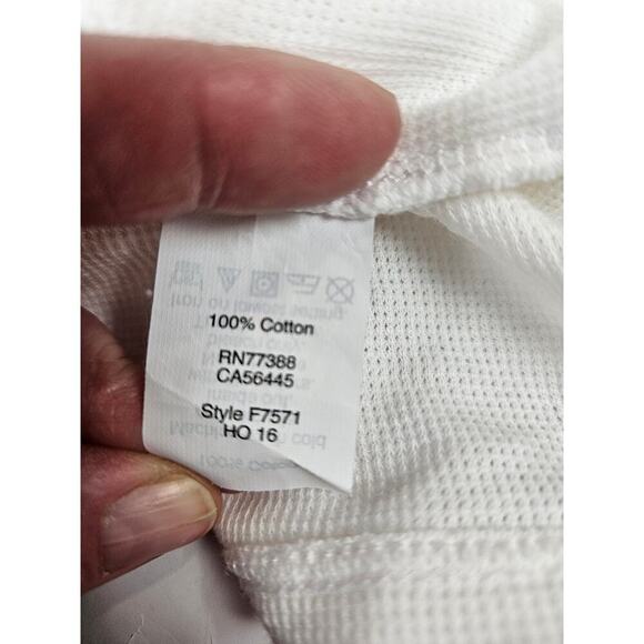 J Crew White Large Thermal Long Sleeve Women's - Picture 7 of 9